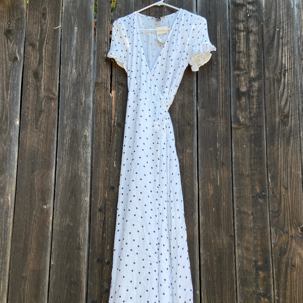 Wrap tie dress
